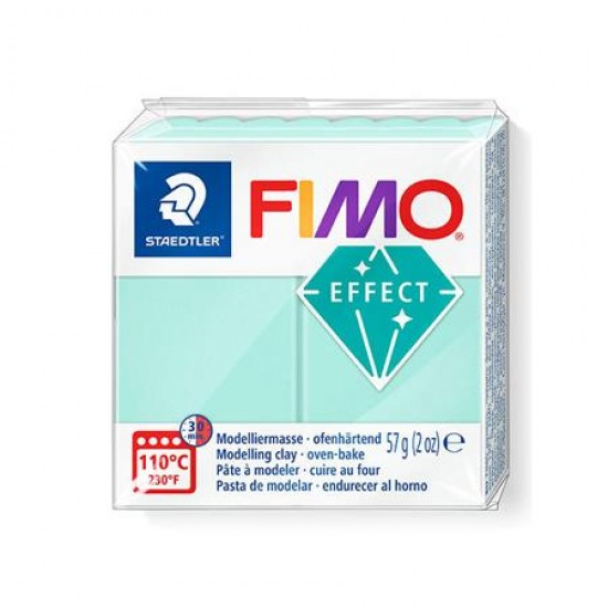 Gyurma, 57 g, égethető, FIMO "Effect", pasztellmenta