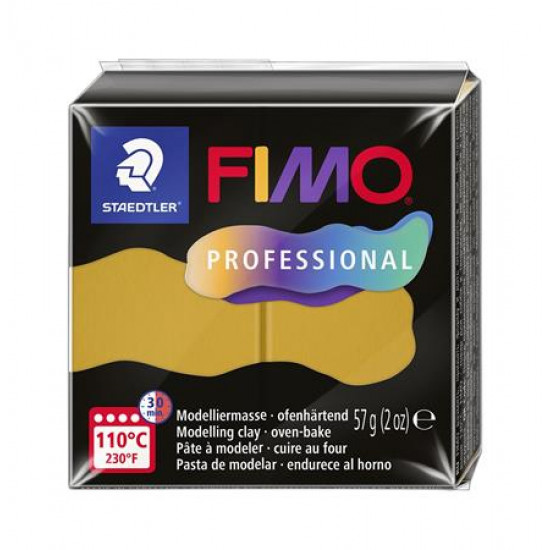 Gyurma, 57 g, égethető, FIMO "Professional", okker