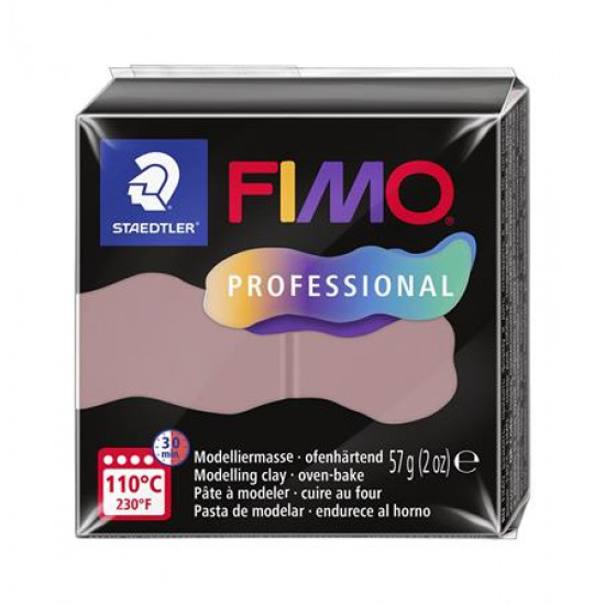 Gyurma, 57 g, égethető, FIMO "Professional", dusty pink