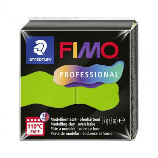 Gyurma, 57 g, égethető, FIMO "Professional", világoszöld