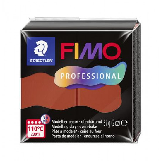 Gyurma, 57 g, égethető, FIMO "Professional", terrakotta