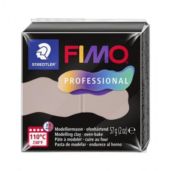 Gyurma, 57 g, égethető, FIMO "Professional", taupe