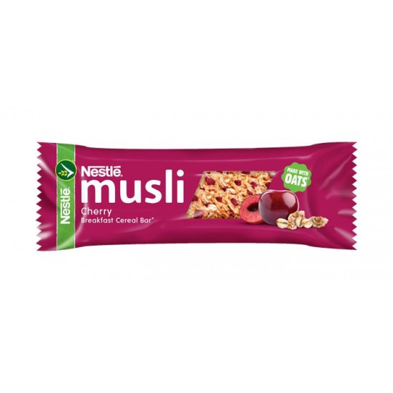 Müzliszelet, 35 g, NESTLÉ, cseresznyés