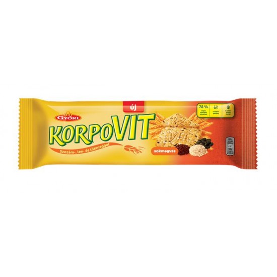 Korpovit keksz, 174 g, GYŐRI, sokmagvas