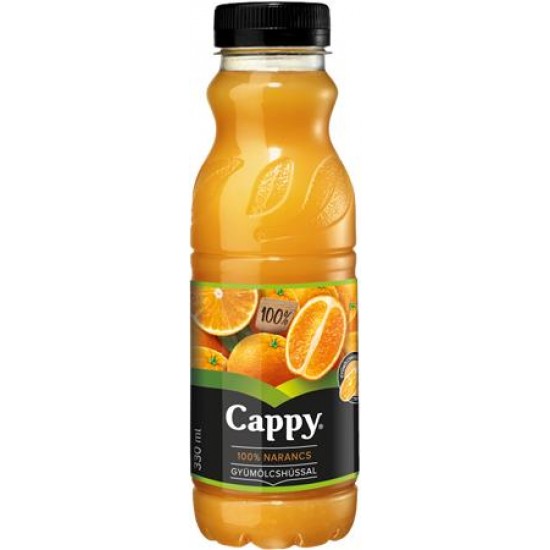 Gyümölcslé, 100%, 0,33 l, CAPPY narancs