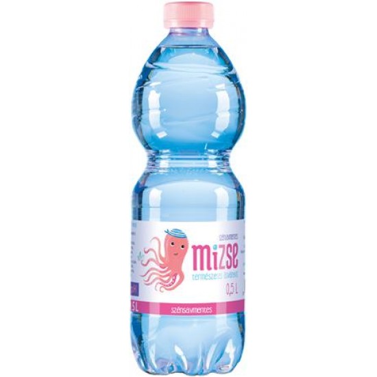 Ásványvíz, szénsavmentes, MIZSE, 0,5 l