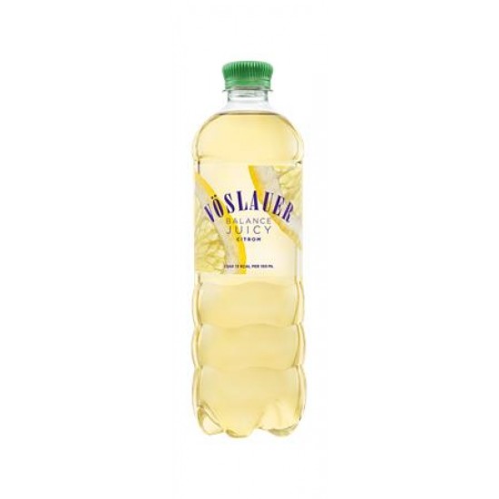 Ásványvíz, ízesített, VÖSLAUER "Balance Juicy", 0,75 l, citrom