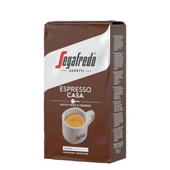 Kávé, pörkölt, őrölt, vákuumos csomagolásban, 250 g,  SEGAFREDO, "Espresso Casa"