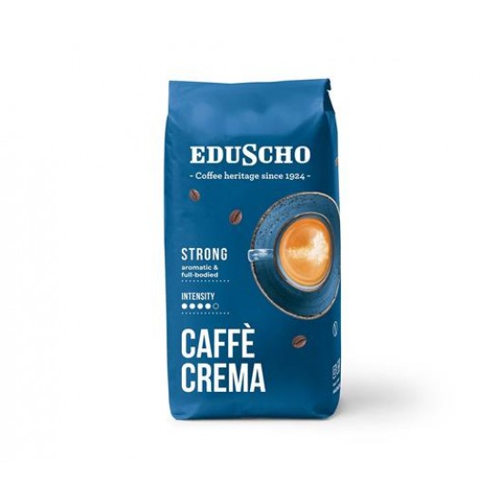 Kávé, pörkölt, szemes, 500 g, EDUSCHO "Caffe Crema Strong"