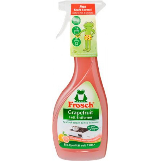 Konyhai tisztító- és zsíroldó spray, 500 ml, FROSCH, grapefruit