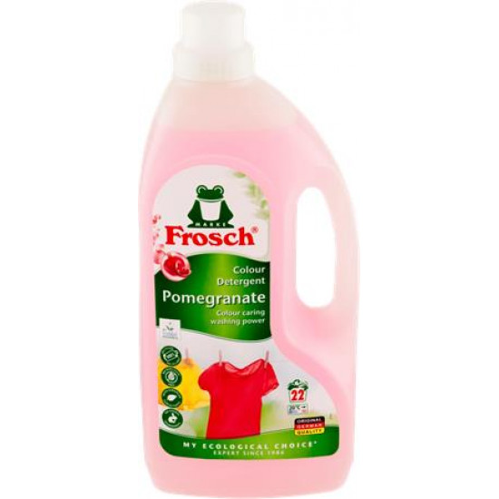 Folyékony mosószer, 1,5 l, FROSCH, gránátalma