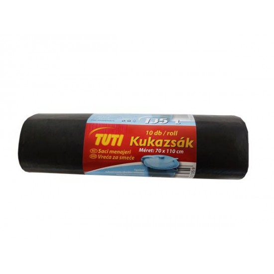 Szemeteszsák, 135 l, 10 db, "Tuti"