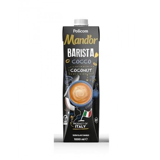 Növényi ital, dobozos, 1 l, MAND`OR "Prémium Barista", kókusz