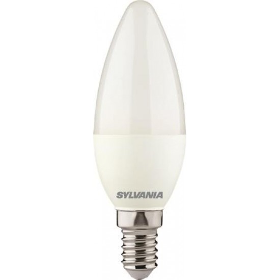 LED izzó, E14, gyertya, 4,5W, 470lm, 2700K (MF), SYLVANIA "ToLEDo"