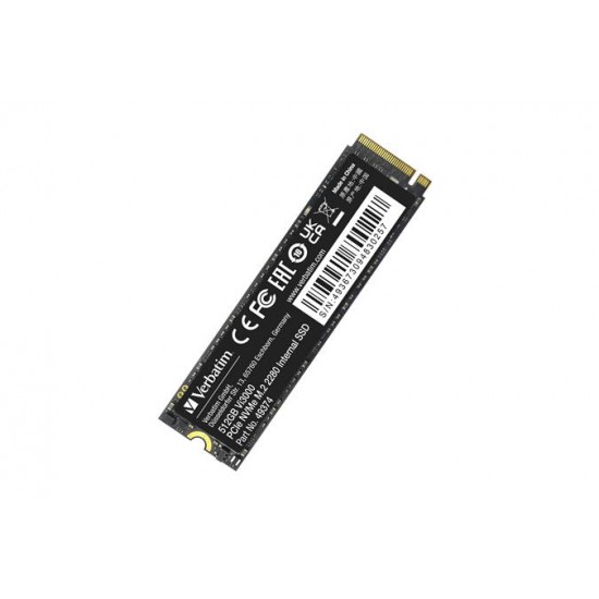 SSD (belső memória), 512GB, PCIe NVMe M2, 3300/2500 MB/s, VERBATIM "Vi3000"