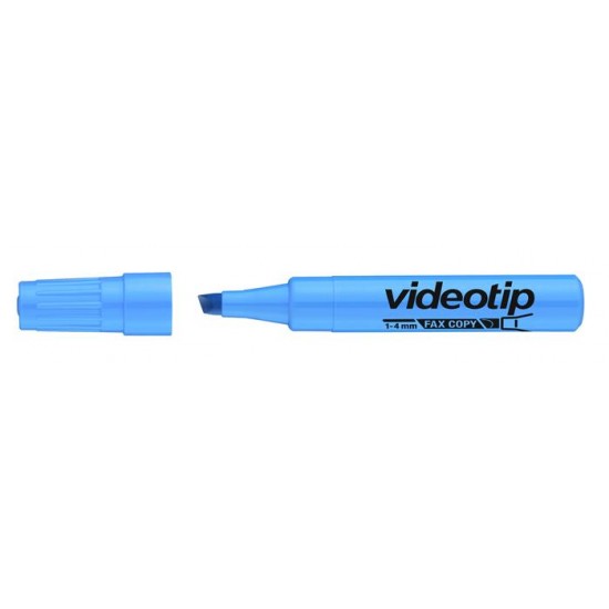 Szövegkiemelő, 1-4 mm, ICO "Videotip", kék
