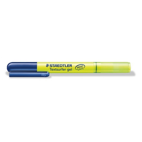 Szövegkiemelő, 3 mm, zselés, STAEDTLER "Textsurfer Gel", sárga