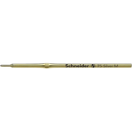 Golyóstollbetét, 0,5 mm, SCHNEIDER "75 Silver", ezüst