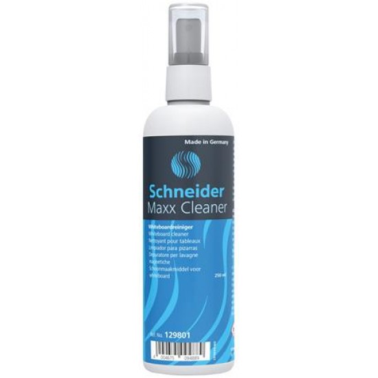 Tisztítófolyadék, táblához, 250 ml, SCHNEIDER, "Maxx"