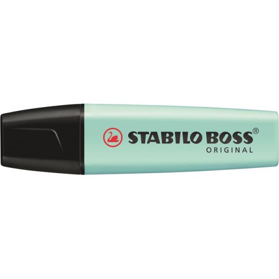 Szövegkiemelő, 2-5 mm, STABILO "BOSS original Pastel", türkiz