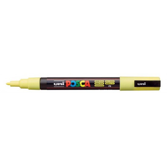 Dekormarker, 1,8-2,5 mm, UNI "Posca PC-5M", napsárga