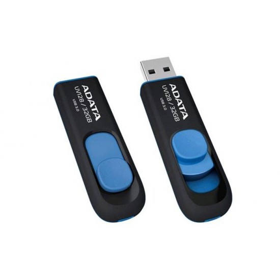 Pendrive, 32GB, USB 3.2 Gen1, ADATA "UV128", fekete-kék