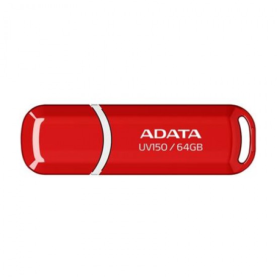 Pendrive, 64GB, USB 3.2 Gen1, ADATA "UV150", piros