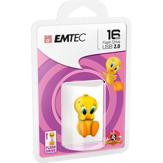 Pendrive, 16GB, USB 2.0, EMTEC "Tweety"