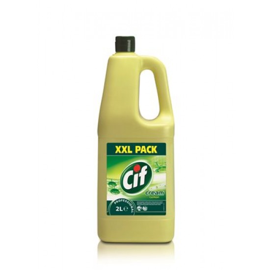 Súrolószer, 2 l, CIF "Cream", citrom illat