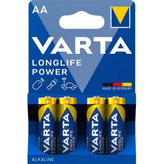 Elem, AA ceruza, 4 db, VARTA "Longlife Power"