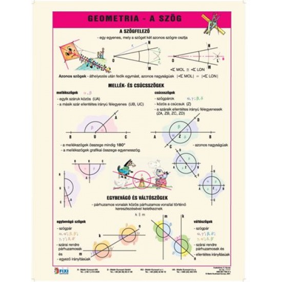 Tanulói munkalap, A4,  STIEFEL "Geometria -a szög"